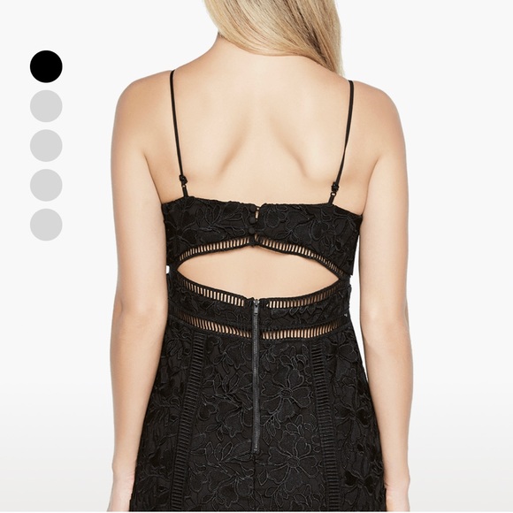 ✨SOLD✨ Self-portrait/Bardot Style Navy/Dark Blue Lace Dress - Picture 4 of 9